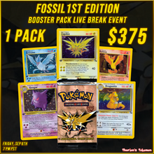 Load image into Gallery viewer, VINTAGE BREAK EVENT 9/6 - ENGLISH FOSSIL 1st Edition (Personal Break)