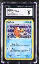 Load image into Gallery viewer, CGC 8 Magikarp Prism Reverse Holo (Graded Card)