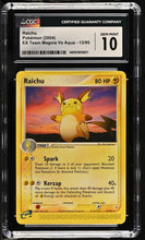 Load image into Gallery viewer, CGC GEM 10 Raichu Rare (Graded Card)