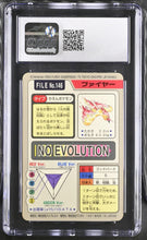 Load image into Gallery viewer, CGC 8.5 Moltres Prism Holo Carddass File (Graded Card)