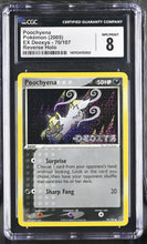 Load image into Gallery viewer, CGC 8 Poochyena Prism Reverse Holo (Graded Card)