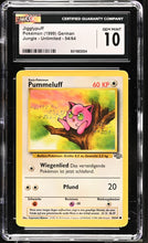 Load image into Gallery viewer, CGC GEM 10 German Jigglypuff (Pummeluff) (Graded Card)