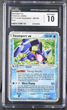 Load image into Gallery viewer, CGC GEM 10 Swampert ex (Graded Card)