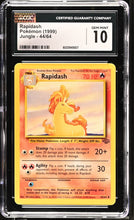 Load image into Gallery viewer, CGC GEM 10 Rapidash Jungle Unlimited (Graded Card)