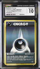 Load image into Gallery viewer, CGC GEM 10 Japanese Darkness Energy Trainers Magazine Promo (Graded Card)