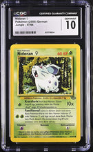 Load image into Gallery viewer, CGC GEM 10 GERMAN Nidoran F Jungle Common (Graded Card)