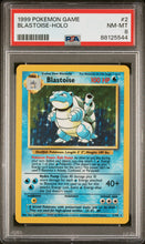 Load image into Gallery viewer, PSA 8 Blastoise Base Set Holo (Graded Card)