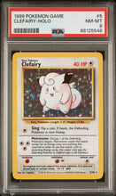 Load image into Gallery viewer, PSA 8 Clefairy Base Set Holo (Graded Card)