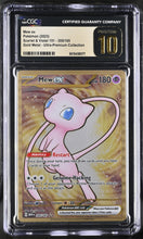 Load image into Gallery viewer, CGC PRISTINE 10 Mew ex Gold Metal Promo (Graded Card)