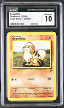 Load image into Gallery viewer, CGC GEM 10 Growlithe Base Set 2 (Graded Card)