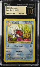Load image into Gallery viewer, CGC PRISTINE 10 Seaking Base Set 2 Uncommon (Graded Card)