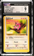Load image into Gallery viewer, CGC 9 ERROR Jigglypuff Jungle - Minor Miscut (Graded Card)