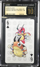 Load image into Gallery viewer, CGC PRISTINE 10 Japanese Ledyba & Ledian Playing Card (Graded Card)