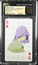 Load image into Gallery viewer, CGC PRISTINE 10 Japanese Gulpin & Swalot Playing Card (Graded Card)