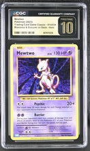 Load image into Gallery viewer, CGC PRISTINE 10 Mewtwo Classic Collection Holo (Graded Card)