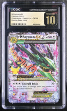Load image into Gallery viewer, CGC PRISTINE 10 M Rayquaza EX Classic Collection Holo (Graded Card)