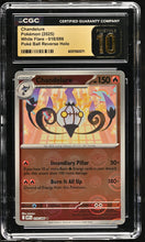 Load image into Gallery viewer, CGC PRISTINE 10 Chandelure Pole Ball Holo (Graded Card)