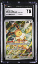 Load image into Gallery viewer, CGC GEM 10 Eevee Art Rare Promo (Graded Card)