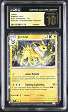 Load image into Gallery viewer, CGC PRISTINE 10 Jolteon Cosmos Foil Prismatic Promo (Graded Card)