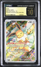 Load image into Gallery viewer, CGC PRISTINE 10 Eevee Art Rare Prismatic ETB Promo (Graded Card)