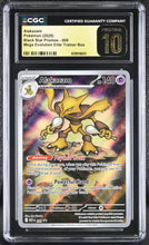 Load image into Gallery viewer, CGC PRISTINE 10 Alakazam Illustration Rare ETB Promo (Graded Card)