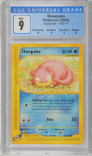 Load image into Gallery viewer, CGC 9 Slowpoke Aquapolis Common (Graded Card)