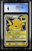 Load image into Gallery viewer, CGC 9 Raichu LV .X (Graded Card)