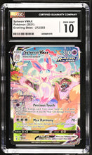 Load image into Gallery viewer, CGC GEM 10 Sylveon Vmax Alt Art (Graded Card)