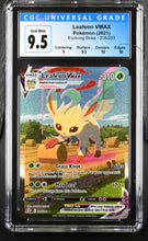 Load image into Gallery viewer, CGC GEM 10 Leafeon VMAX Alt Art (Graded Card)