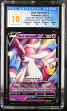 Load image into Gallery viewer, CGC PRISTINE 10 Dark Sylveon V (Graded Card)