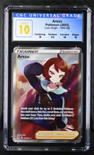 Load image into Gallery viewer, CGC PRISTINE 10 Arezu Full Art Trainer (Graded Card)
