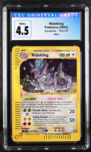 Load image into Gallery viewer, CGC 4.5 Nidoking Crystal Holo (Graded Card)
