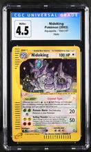 Load image into Gallery viewer, CGC 4.5 Nidoking Crystal Holo (Graded Card)