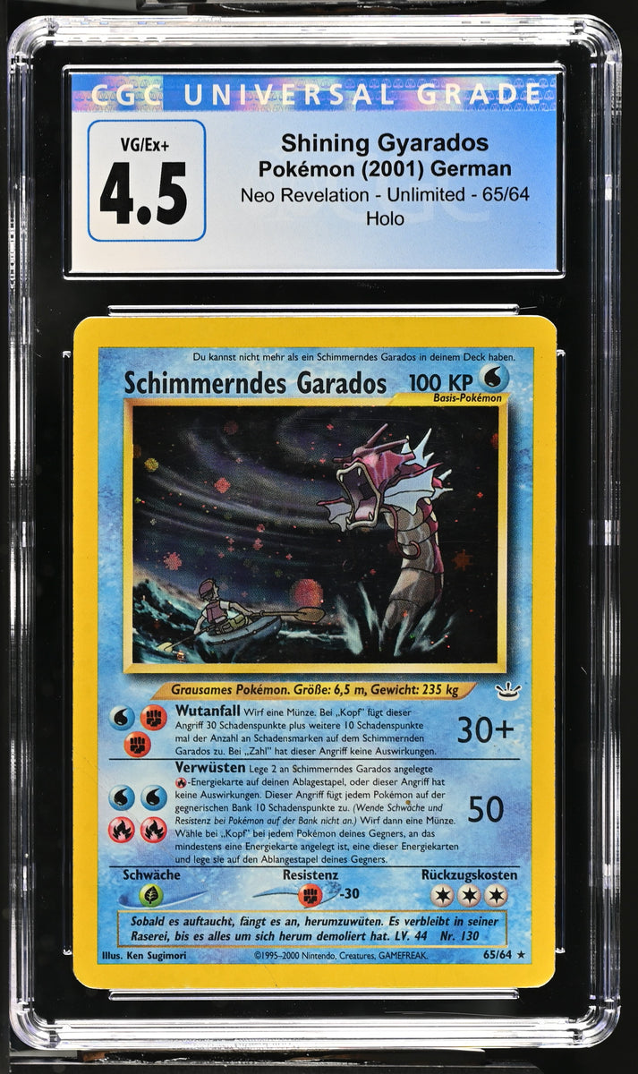 pokemon shining gyarados card CGC 4.5 GERMAN (Graded Card) – Phurion Choose Your Deck:ST-17 Blue Donquixote Doflamingo Cinderace V 018/072 Shining proof acrylic case and Mimikyu Character Birthday