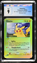 Load image into Gallery viewer, CGC 9 Pikachu Reverse Holo Magma Vs Aqua (Graded Card)