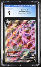Load image into Gallery viewer, CGC 9 Espeon V Alt Art (Graded Card)