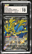 Load image into Gallery viewer, CGC GEM 10 Zacian V Full Art Shiny Promo (Graded Card)
