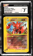 Load image into Gallery viewer, CGC 7 Scizor Reverse Holo Rare (Graded Card)