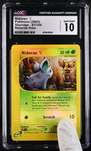Load image into Gallery viewer, CGC GEM 10 Nidoran ♀ Skyridge Reverse Holo (Graded Card)