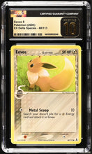 Load image into Gallery viewer, CGC PRISTINE 10 Eevee Delta Species (Graded Card)