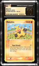 Load image into Gallery viewer, CGC PRISTINE 10 Makuhita Common (Graded Card)