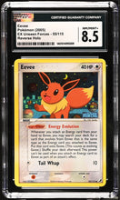 Load image into Gallery viewer, CGC 8.5 Eevee Hidden Poke Balls Reverse Holo (Graded Card)