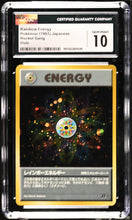 Load image into Gallery viewer, CGC GEM 10 Japanese Rainbow Energy Holo (Graded Card)