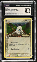 Load image into Gallery viewer, CGC 8.5 ITALIAN Aron Reverse Holo (Graded Card)