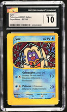 Load image into Gallery viewer, CGC GEM 10 ITALIAN Jynx Uncommon (Graded Card)