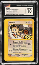 Load image into Gallery viewer, CGC GEM 10 ITALIAN Meowth Common (Graded Card)