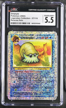 Load image into Gallery viewer, CGC 5.5 Omanyte Firework Reverse Holo (Graded Card)