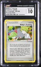Load image into Gallery viewer, CGC GEM 10 Wally's Training Reverse Holo (Graded Card)