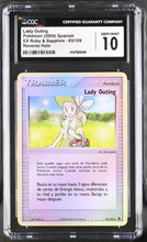 Load image into Gallery viewer, CGC GEM 10 Spanish Lady Outing Reverse Holo (Graded Card)
