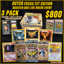 Load image into Gallery viewer, VINTAGE BOX BREAK EVENT 5/17 - DUTCH Fossil 1st Edition (Personal Break)